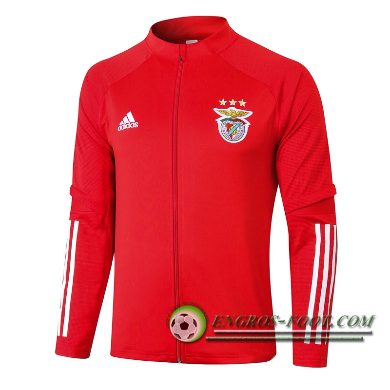 Nouveaux Veste Foot S.L.Benfica Rouge 2020/2021