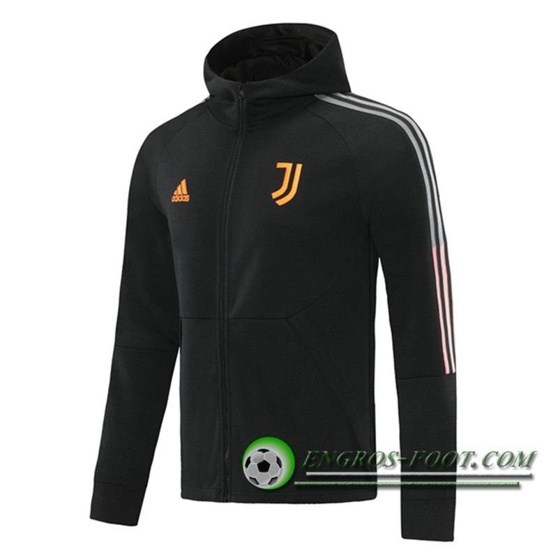 Nouveaux Veste Foot Juventus Noir 2020/2021