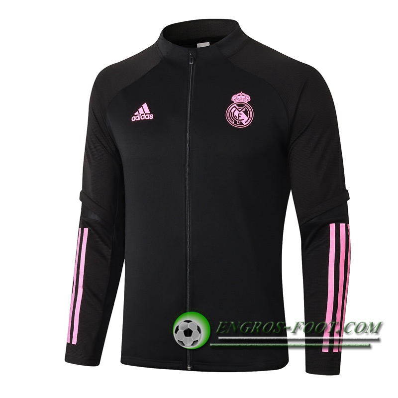 Nouveaux Veste Foot Real Madrid Noir 2020/2021