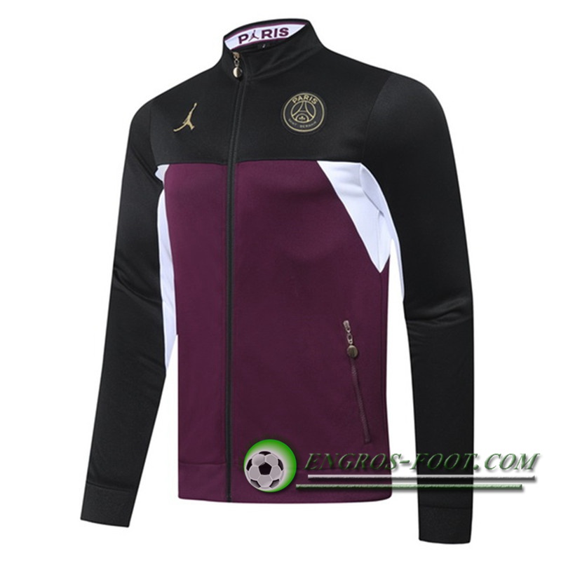 Nouveaux Coupe-Vent PSG Jordan Noir/Violet 2020/2021