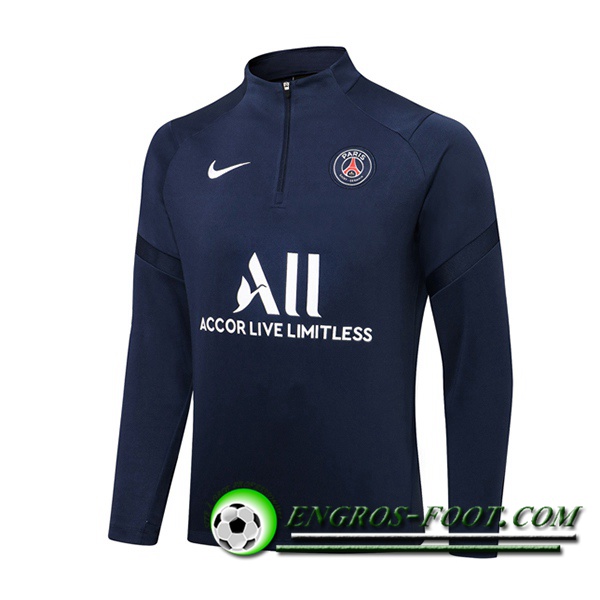 Sweatshirt Training Jordan PSG Bleu Marin 2021/2022