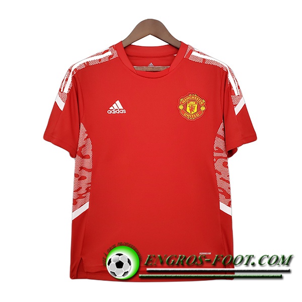 Training T-Shirts Manchester United Rouge 2021/2022