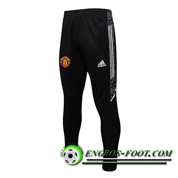 Training Pantalon Foot Manchester United Noir/Blanc 2021/2022