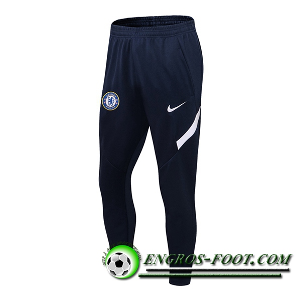 Training Pantalon Foot FC Chelsea Bleu Marin/Blanc 2021/2022