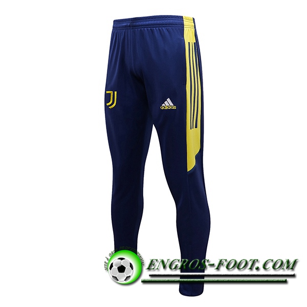 Training Pantalon Foot Juventus Bleu/Jaune 2021/2022