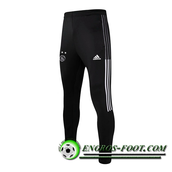 Training Pantalon Foot AFC Ajax Noir/Blanc 2021/2022