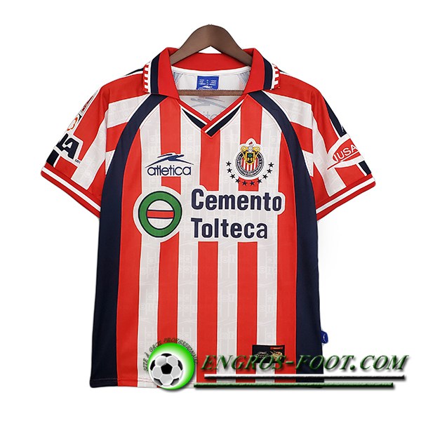 Maillot de Foot Guadalajara Chivas Retro Domicile 1999/2000