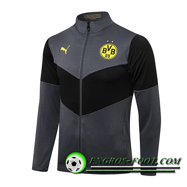 Veste Foot Dortmund BVB Noir/Gris 2021/2022