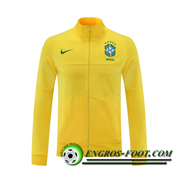 Veste Foot Bresil Jaune 2021/2022