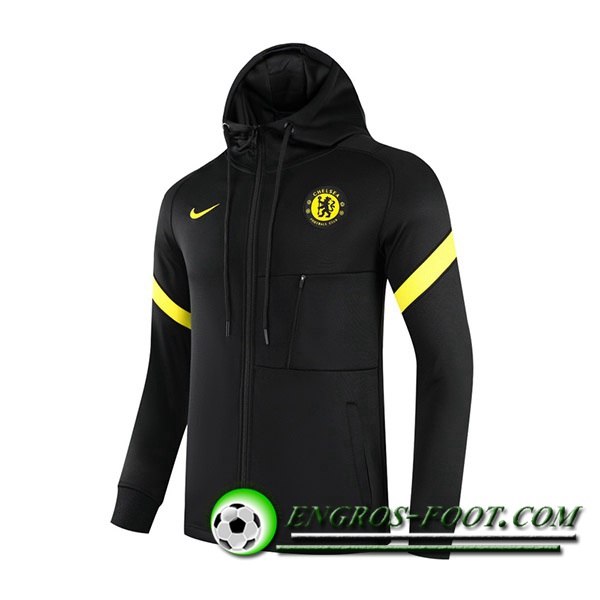 Veste A Capuche FC Chelsea Jaune/Noir 2021/2022