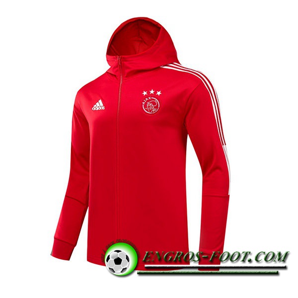 Veste A Capuche AFC Ajax Rouge 2021/2022