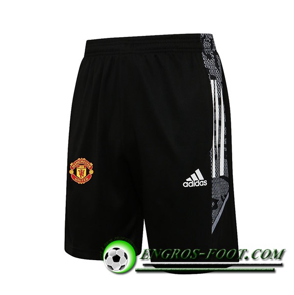 Short De Foot Manchester United Noir 2021/2022