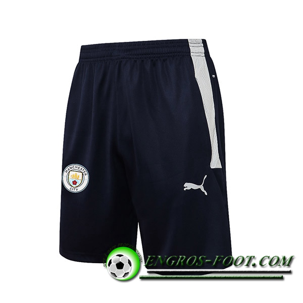 Short De Foot Manchester City Bleu Marin/Gris 2021/2022