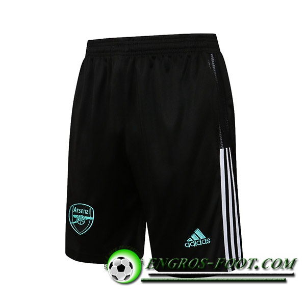 Short De Foot FC Arsenal Blanc/Noir 2021/2022