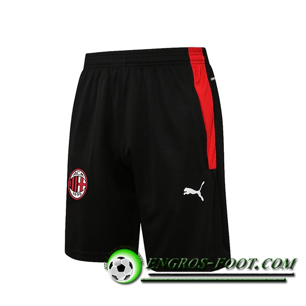 Short De Foot Milan AC Rouge/Noir 2021/2022