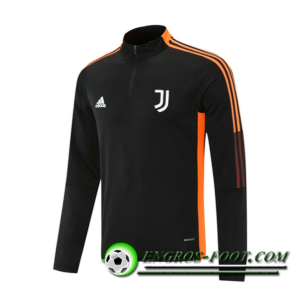 Sweatshirt Training Juventus Noir/Orange 2021/2022