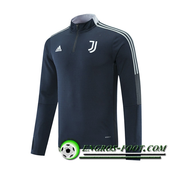 Sweatshirt Training Juventus Bleu Marin/Blanc 2021/2022