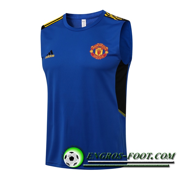 Training Debardeur Manchester United Bleu 2021/2022