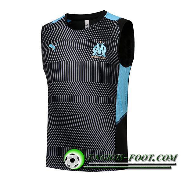 Training Debardeur Marseille OM Bleu/Noir 2021/2022