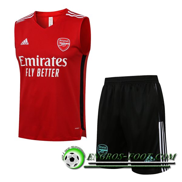 Ensemble Training Debardeur FC Arsenal + Short Rouge 2021/2022