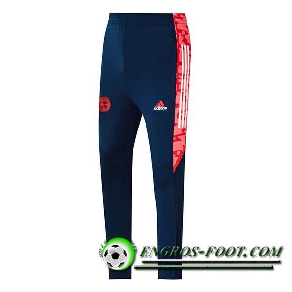 Training Pantalon Foot FC Bayern Munich Bleu Marin/Rouge 2021/2022