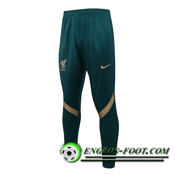 Training Pantalon Foot FC Liverpool Vert 2021/2022