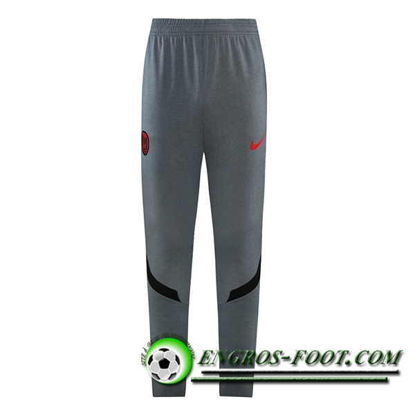 Training Pantalon Foot Jordon PSG Gris Fonce 2021/2022