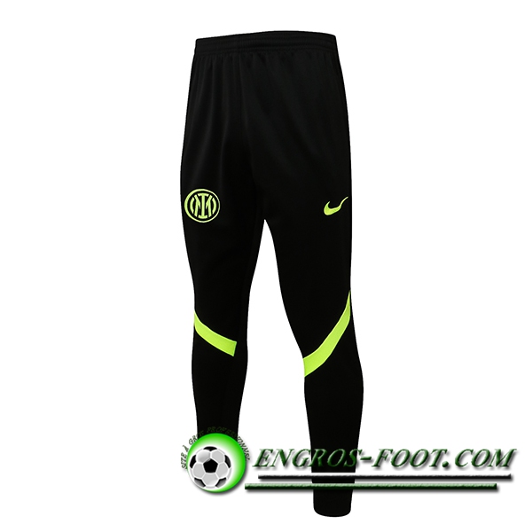 Training Pantalon Foot Inter Milan Noir/Vert 2021/2022