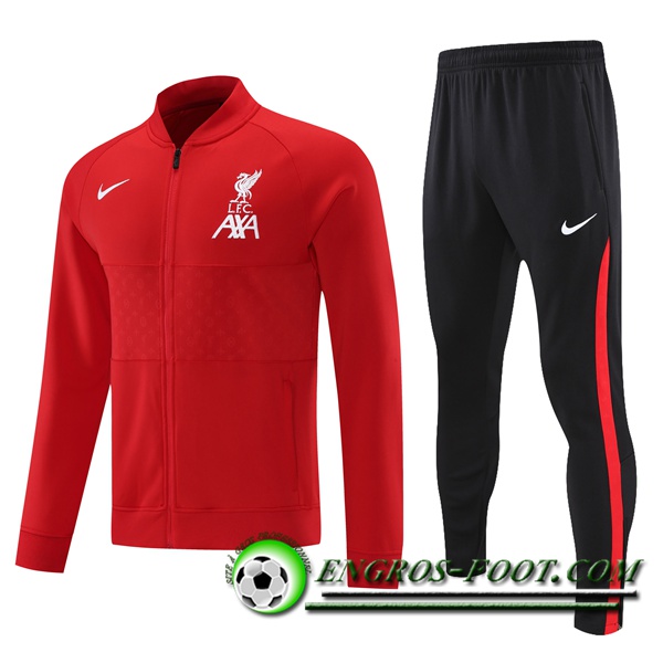 Ensemble Survetement de Foot - Veste FC Liverpool Rouge 2021/2022