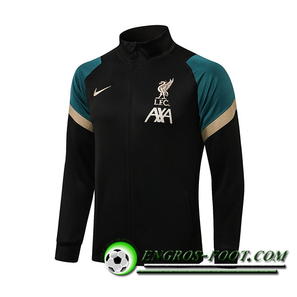 Veste Foot FC Liverpool Noir/Vert/Brun 2021/2022