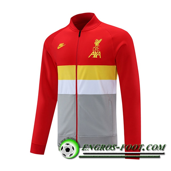 Veste Foot FC Liverpool Rouge/Jaune/Blanc/Gris 2021/2022