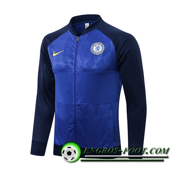 Veste Foot FC Chelsea Noir/Bleu 2021/2022