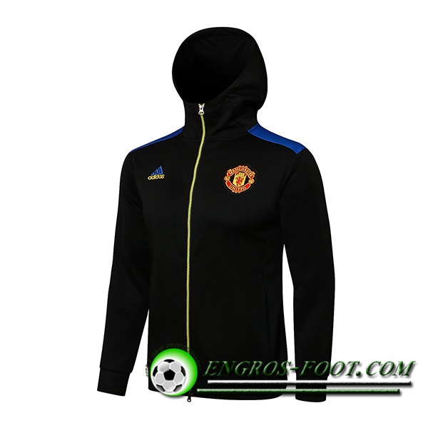 Veste A Capuche Manchester City Noir/Bleu 2021/2022