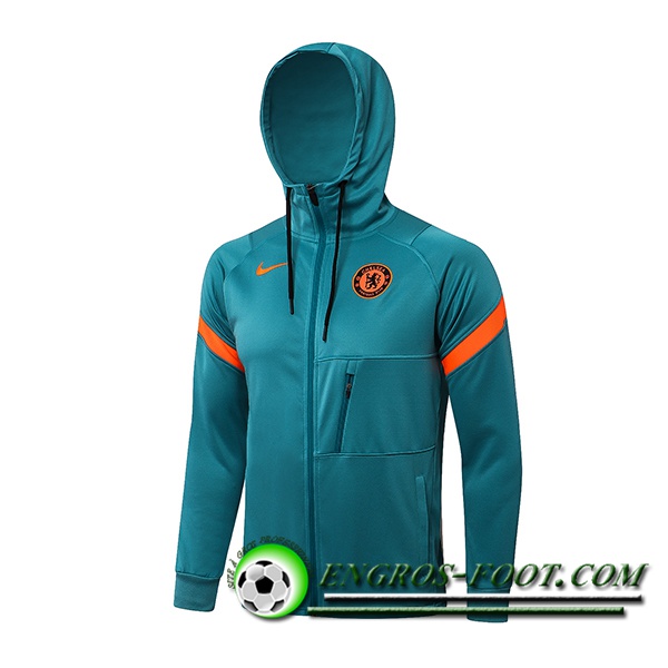 Veste A Capuche FC Chelsea Vert 2021/2022