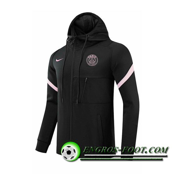 Veste A Capuche Jordon PSG Noir 2021/2022