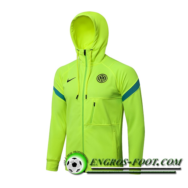 Veste A Capuche Inter Milan Vert 2021/2022