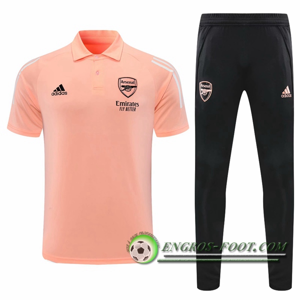 Ensemble Polo Arsenal + Pantalon Rose 2020/2021