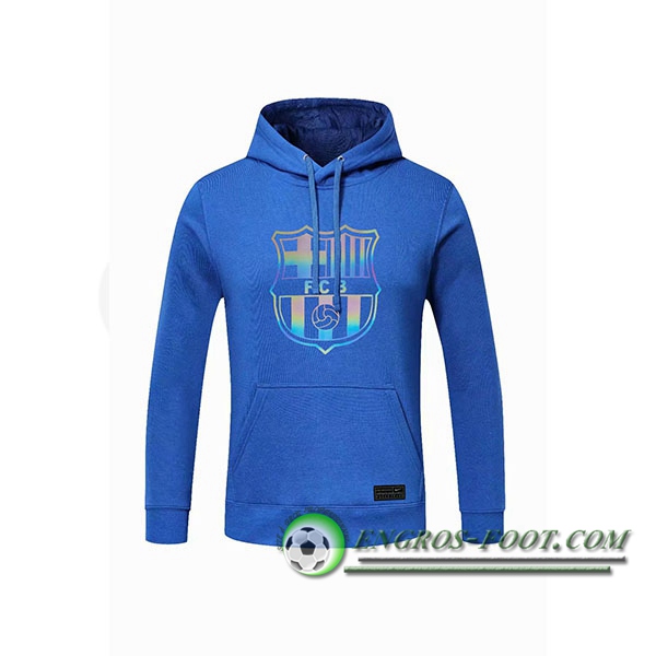 Engros-foot: Sweatshirt Training Capuche FC Barcelone Bleu 2020/2021 Thailande