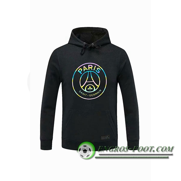 Engros-foot: Sweatshirt Training Capuche PSG Noir 2020/2021 Thailande