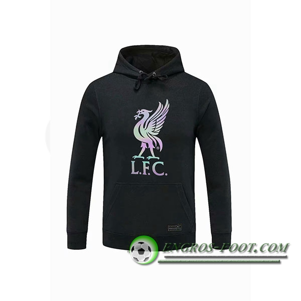 Engros-foot: Sweatshirt Training Capuche FC Liverpool Noir 2020/2021 Thailande