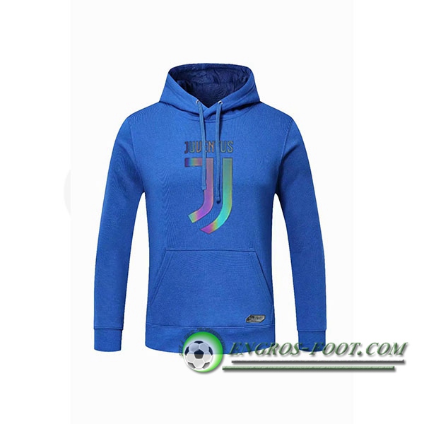 Engros-foot: Sweatshirt Training Capuche Juventus Bleu 2020/2021 Thailande