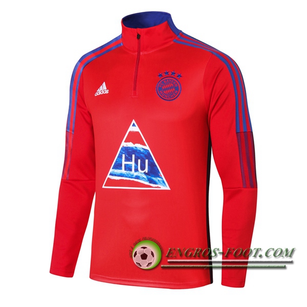 Engros-foot: Sweatshirt Training Bayern Munich Joint Edition Rouge 2020/2021 Thailande