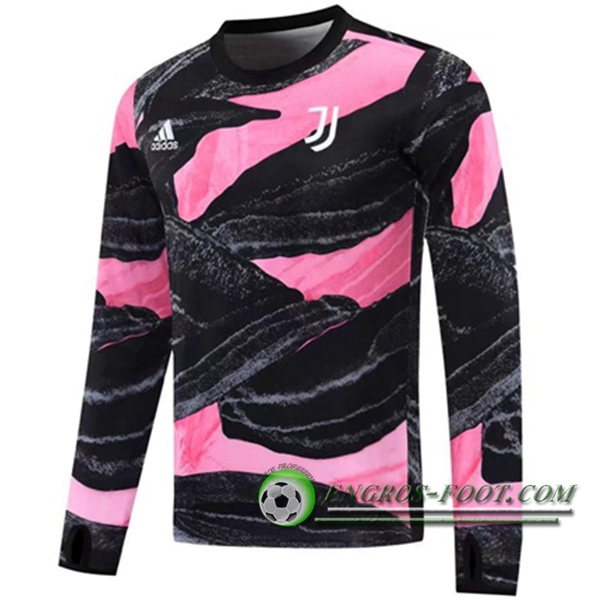 Engros-foot: Sweatshirt Training Juventus Noir/Rose 2020/2021 Thailande