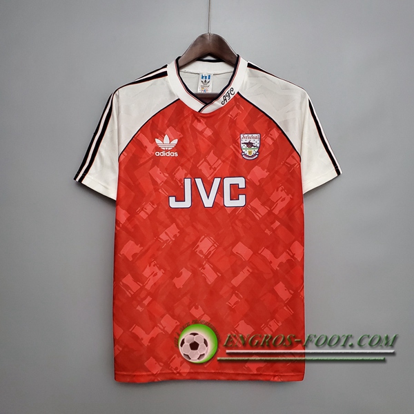 Engros-foot: Jeu Maillot de Arsenal Retro Domicile 1990/1992 Thailande