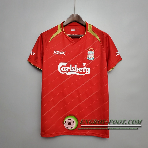 Engros-foot: Jeu Maillot de FC Liverpool Retro Domicile 2005/2006 Thailande