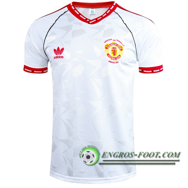 Engros-foot: Jeu Maillot de Manchester United Retro Exterieur 1991 Thailande