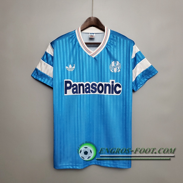 Engros-foot: Jeu Maillot de Marseille Retro Exterieur 1990 Thailande