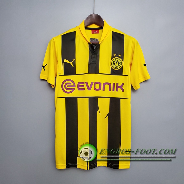 Engros-foot: Jeu Maillot de Dortmund BVB Retro Domicile 2012/2013 Thailande