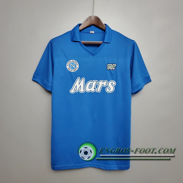 Engros-foot: Jeu Maillot de SSC Naples Retro Domicile 1988/1989 Thailande