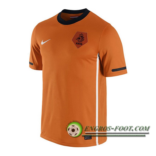 Engros-foot: Jeu Maillot de Pays-Bas Retro Domicile 2010 Thailande